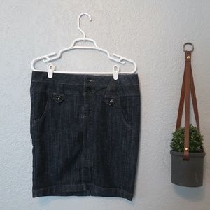 BOOM BOOM JEANS JEAN SKIRT {LARGE}